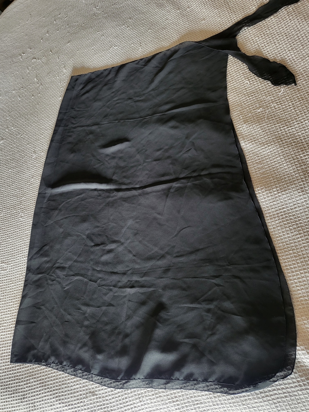 Black Sheer Swim Cover